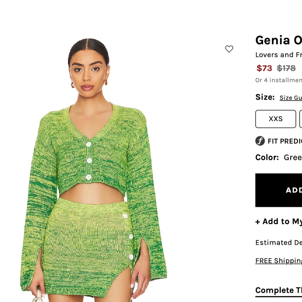 Lovers & Friends- Genia Ombre Cardigan